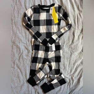 Kids Unisex Buffalo Check Pajama Set. Size 8. NWT.